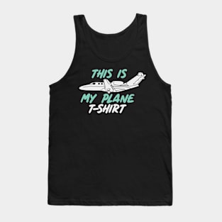 PILOT / AVIATION: Plane T-shirt Tank Top